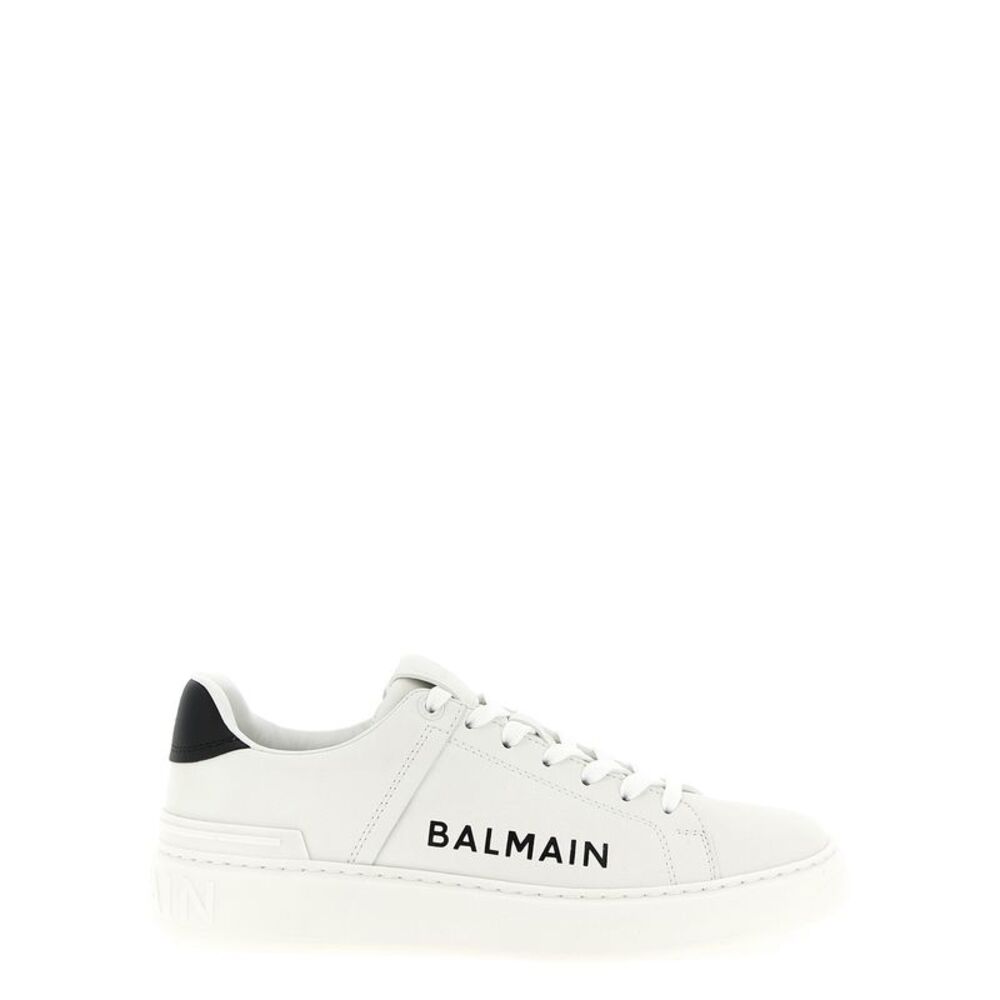 Balmain Bicolor Calfskin Low Top Men's Sneakers